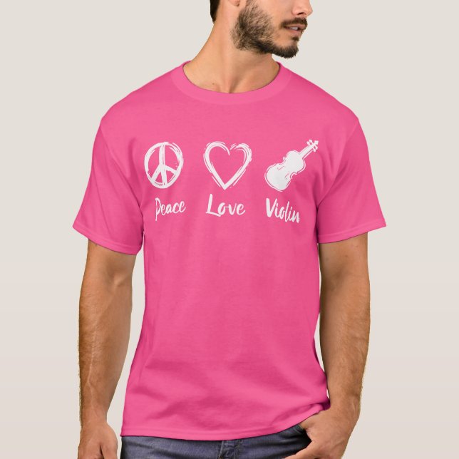 T-shirt Citation de violon vintage (Devant)
