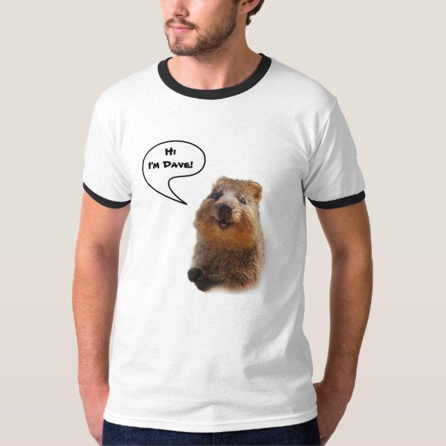 T-shirt Citation de vitesse de Quokka (Devant)