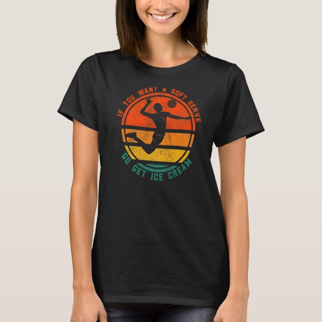 T-shirt Citation De Volleyball (Devant)