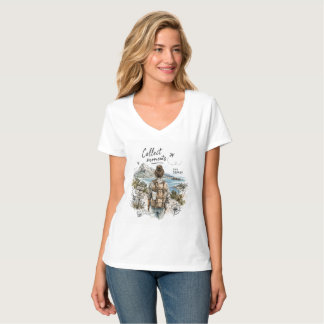 T-shirt Citation de voyage : Collectionnez les moments et