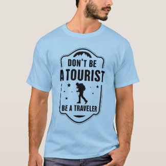T-shirt Citation de voyage drôle Chemise de touriste à err
