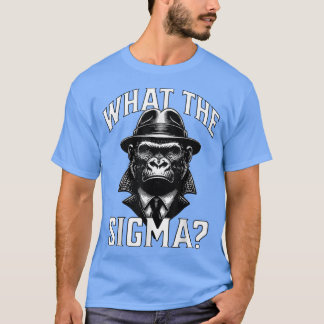 T-shirt Citation de Whathe Sigma Ironic Meme Brainrot pour