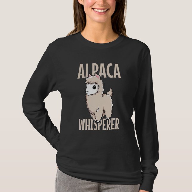 T-shirt Citation De Whisperer Alpaca Pour Un Ventilateur A (Devant)