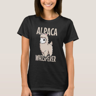 T-shirt Citation De Whisperer Alpaca Pour Un Ventilateur A