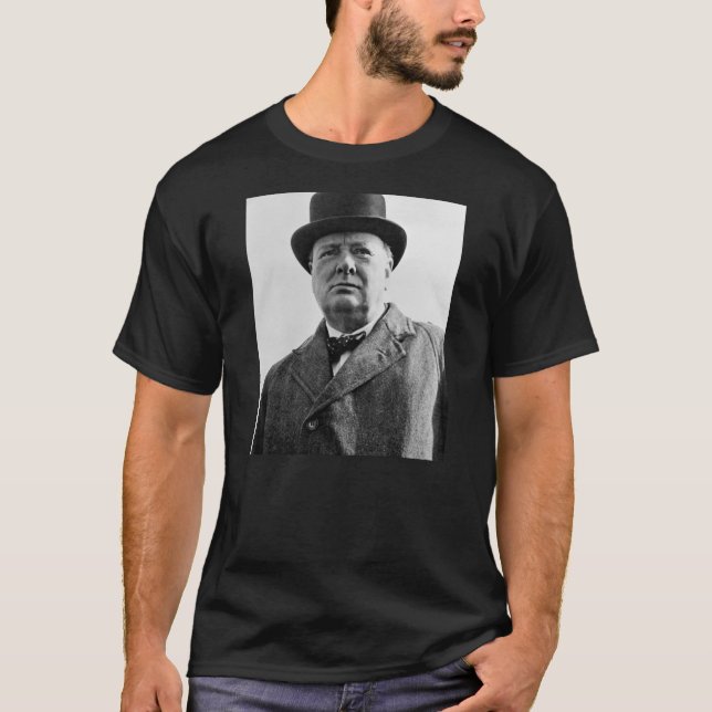 T-SHIRT CITATION DE WINSTON CHURCHILL (Devant)