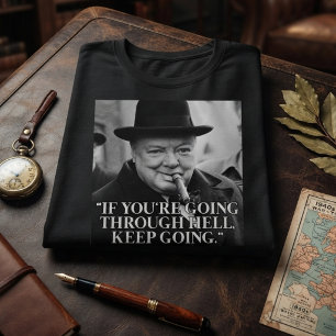 T-shirt Citation de Winston Churchill