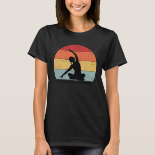 T-shirt Citation de yoga Respirer la paix Expirer le stres