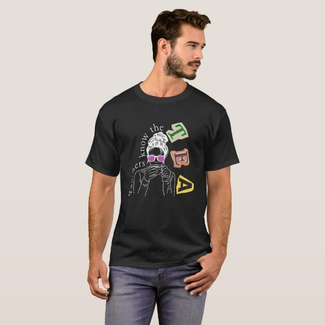 T-shirt Citation D'Enseignants Drôle - Les Enseignants Con (Devant entier)