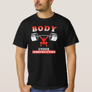 T-shirt Citation d'entraînement de la musculation