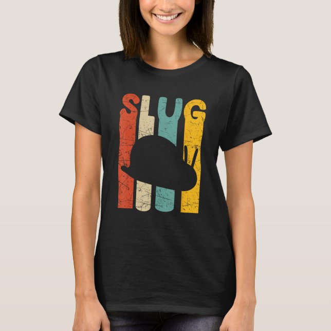 T-shirt Citation d'escargot de banane pour la capture d'es (Devant)
