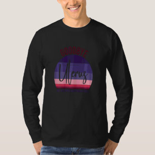 T-shirt Citation d'hystérectomie pour femmes Uterus Cool V