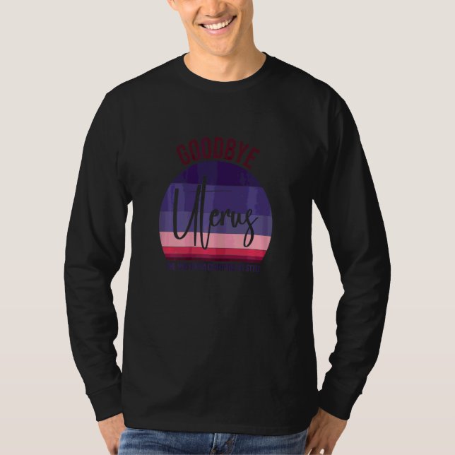 T-shirt Citation d'hystérectomie pour femmes Uterus Cool V (Devant)