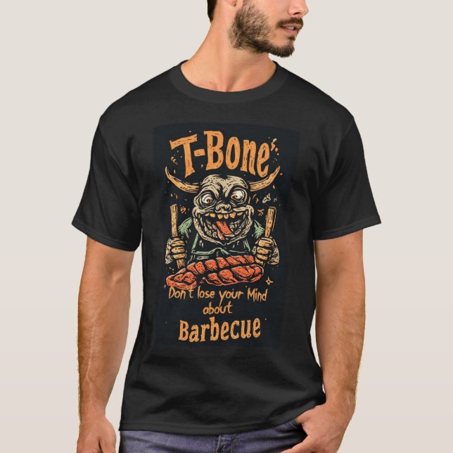 T-shirt Citation dit : "Ne perds pas la tête à propos de B (Devant)
