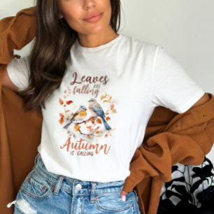 T-shirt Citation d'oiseaux d'automne