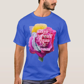 T-shirt Citation Donnez Votre Simeo Bloom rétro
