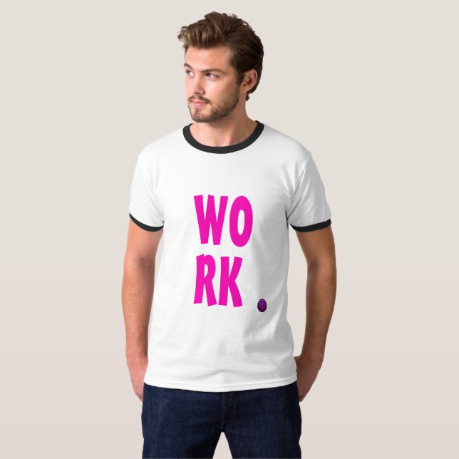T-shirt Citation Drôle Avec Texte Rose (Devant entier)