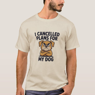 T-shirt Citation drôle d'amant de chien Illustration de de