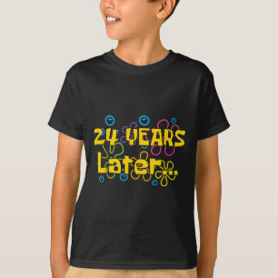 T-shirt Citation drôle d'anniversaire 24 ans 24e anniversa