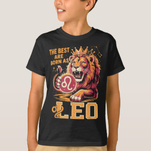 T-shirt Citation drôle d'anniversaire Lion Astrologie Horo