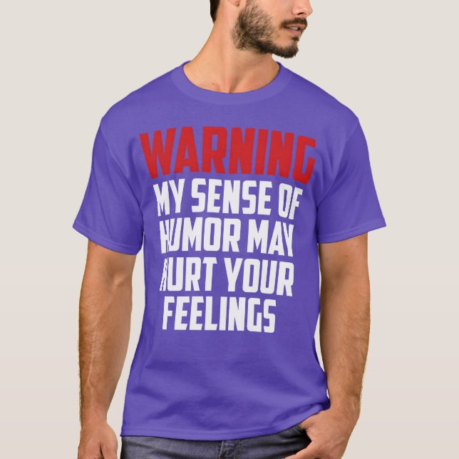T-shirt citation drôle d'avertissement amis (Devant)