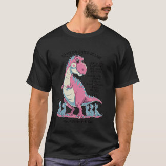 T-shirt Citation drôle de belle-mère avec dinosaures
