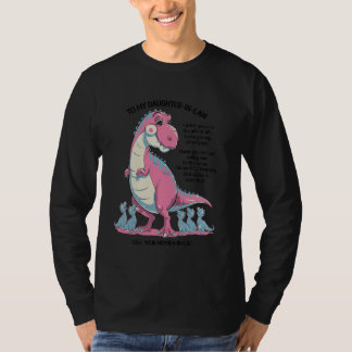 T-shirt Citation drôle de belle-mère avec dinosaures