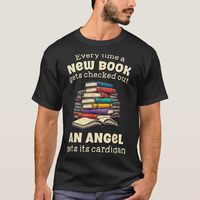 T-shirt Citation drôle de bibliothécaire pour un nerd de b (Devant)