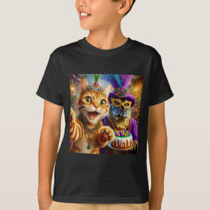 T-shirt Citation drôle de chat alligator crocodile Mardi G