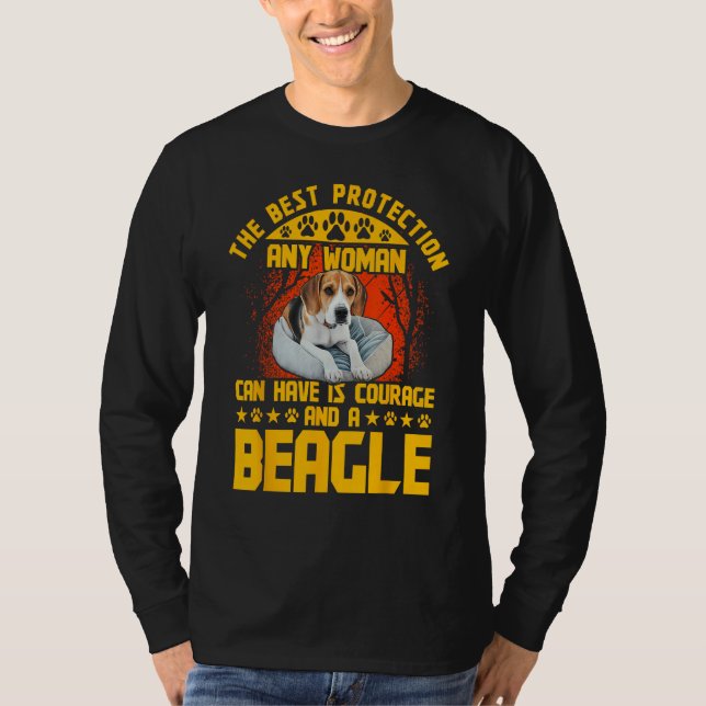 T-shirt Citation drôle de chien Beagle_2 (Devant)