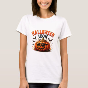 T-shirt Citation drôle de citrouille d'Halloween 👑 🎃