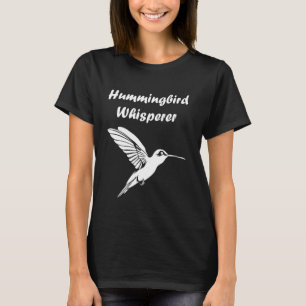 T-shirt Citation drôle de colibri Chuchoteur de colibri