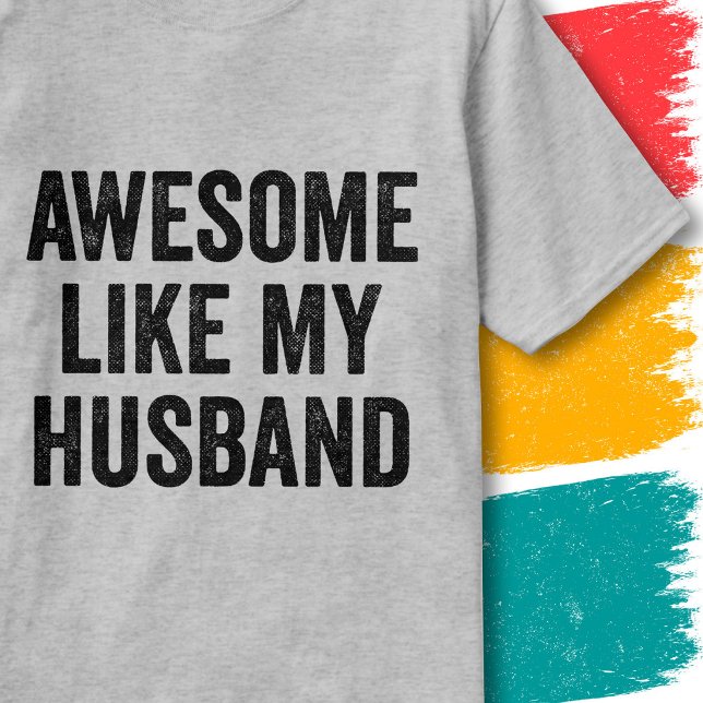 T-shirt Citation drôle de couples incroyable comme mon mar (Créateur téléchargé)