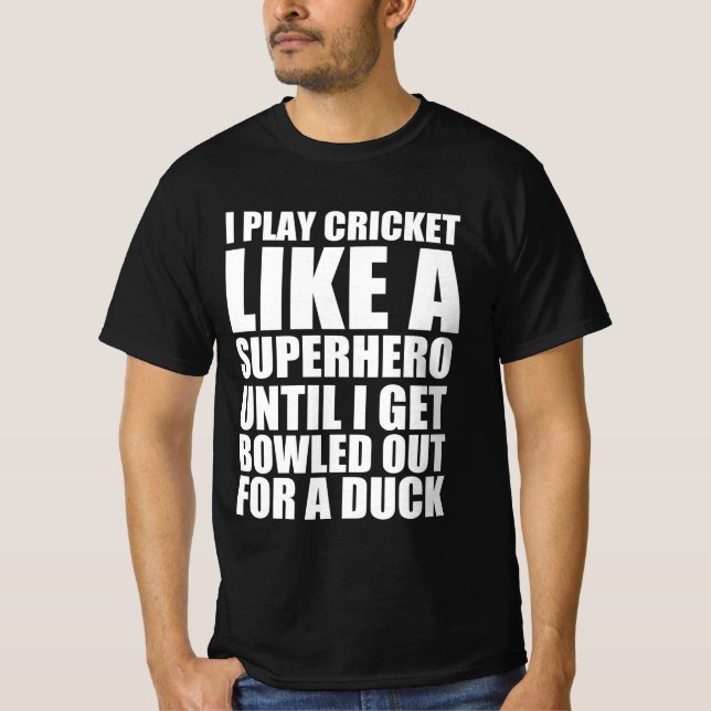 T-shirt Citation drôle de cricket (Devant)