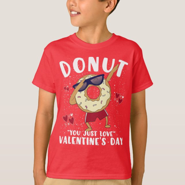 T-shirt Citation drôle de donut pour la Saint-Valentin (Devant)