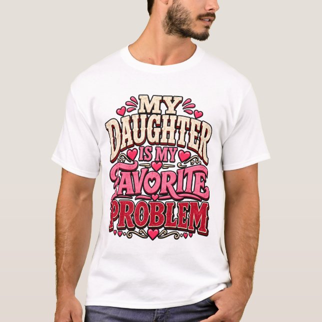 T-shirt Citation drôle de maman fille (Devant)