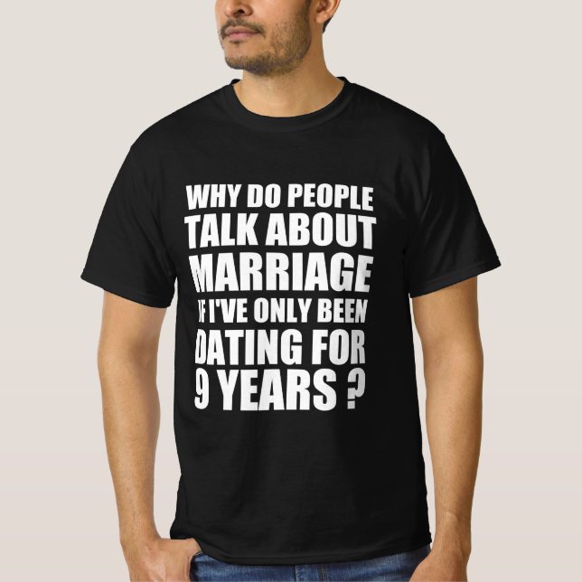 T-shirt Citation drôle de mariage (Devant)