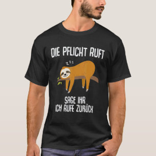 T-shirt Citation drôle de paresseux Employé Collègue de tr