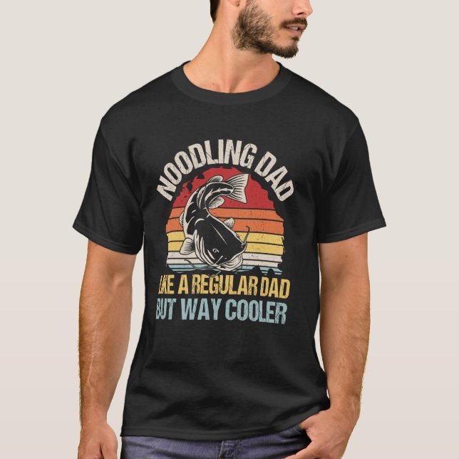 T-shirt Citation drôle de pêcheur de noodling (Devant)