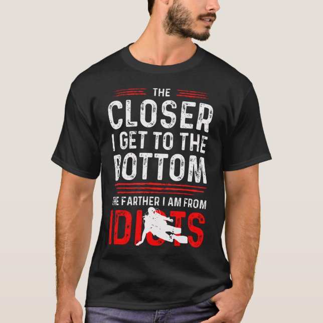 T-shirt Citation drôle de plongeur pour instructeur de plo (Devant)