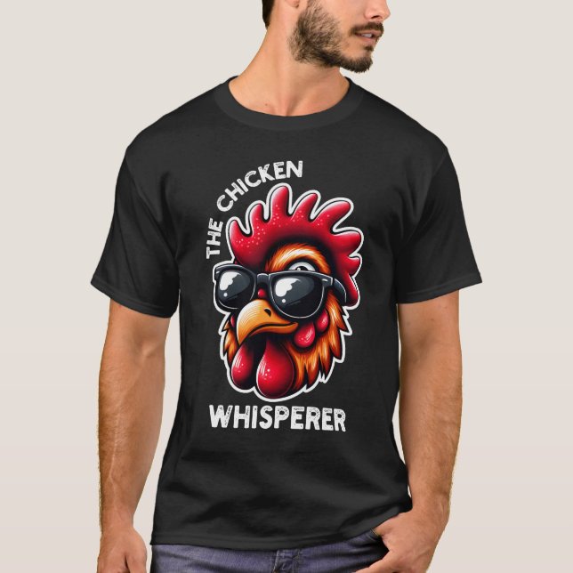 T-shirt Citation Drôle De Poulet Whisperer (Devant)