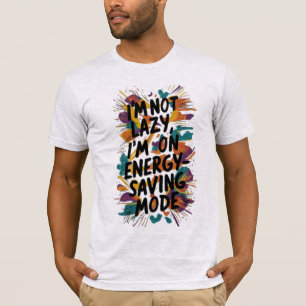 T-shirt Citation drôle de protestation colorée