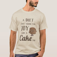 Citation drôle de régime de gâteau au chocolat