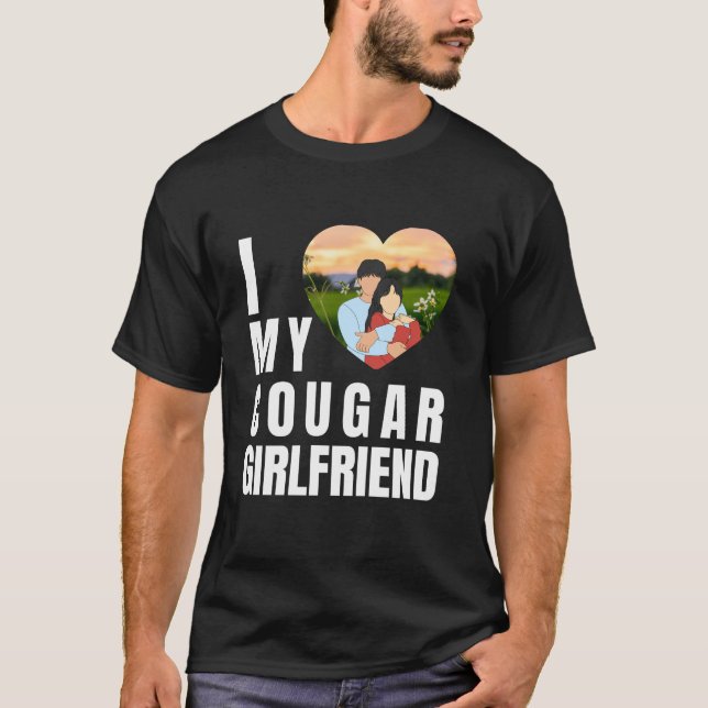 T-shirt Citation drôle de rencontre avec une cougar plus â (Devant)