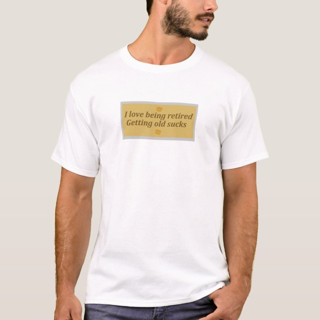 T-shirt citation drôle de retraite (Devant)