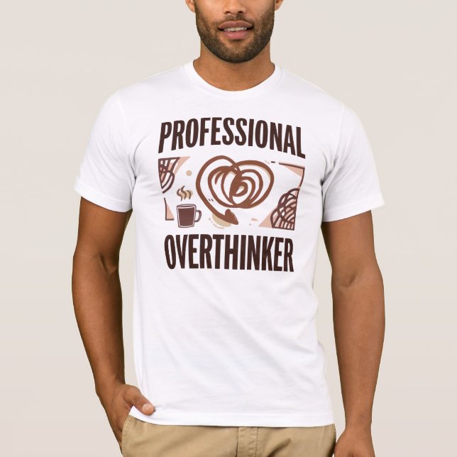 T-shirt Citation drôle de "Surpenseur Professionnel" (Devant)