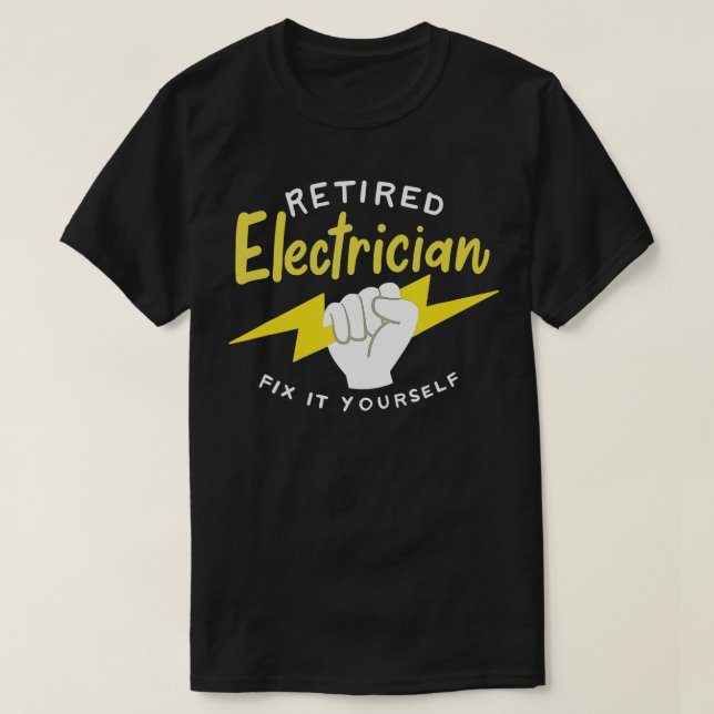 T-shirt Citation Drôle D'Électricien Pour Un Électricien R (Design devant)