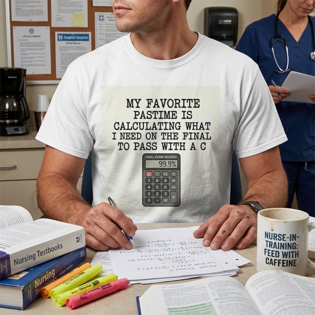 T-shirt Citation drôle d'examen final de l'étudiant Calcul (Créateur téléchargé)