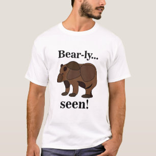 T-shirt Citation drôle d'humour animal Ours brun