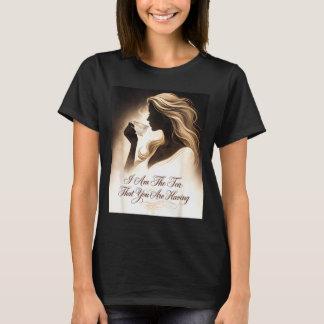 T-shirt Citation drôle femmes élégantes suis le thé que so