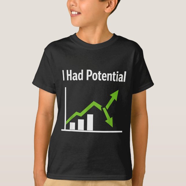 T-shirt Citation drôle humoristique avec un potentiel sarc (Devant)